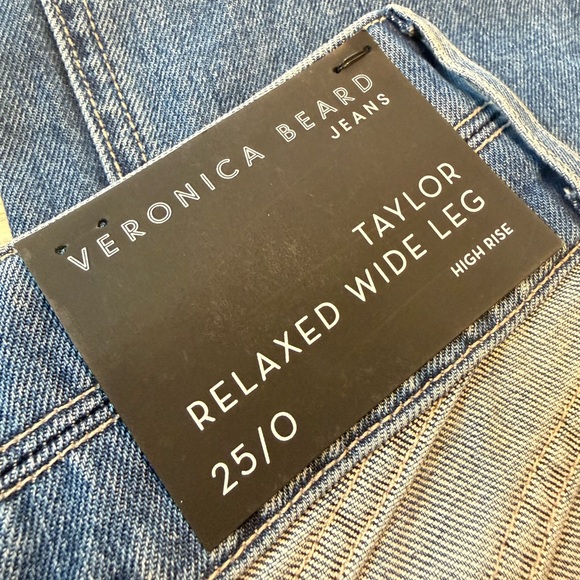 Veronica Beard ‘Taylor High Waist Wide Leg Jeans’ - Picture 4 of 7